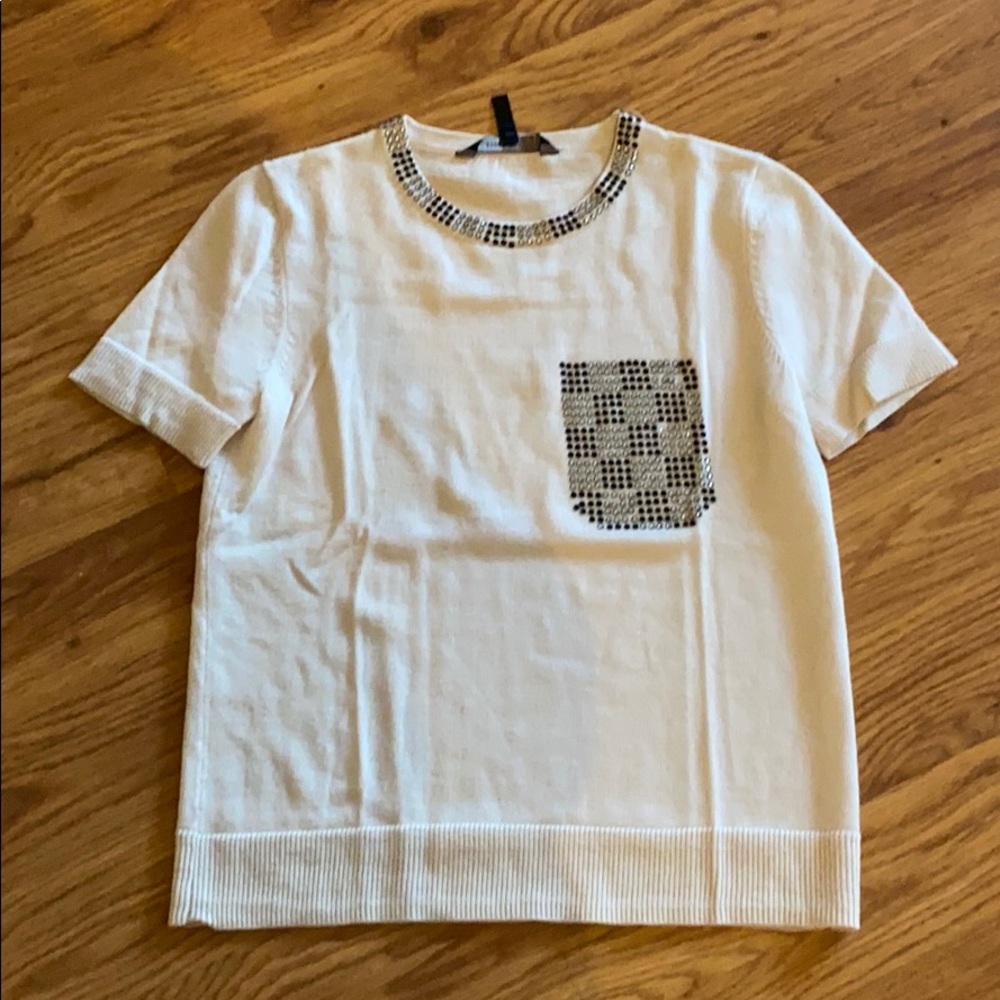 BCBG MaxAzria short-sleeve sweater